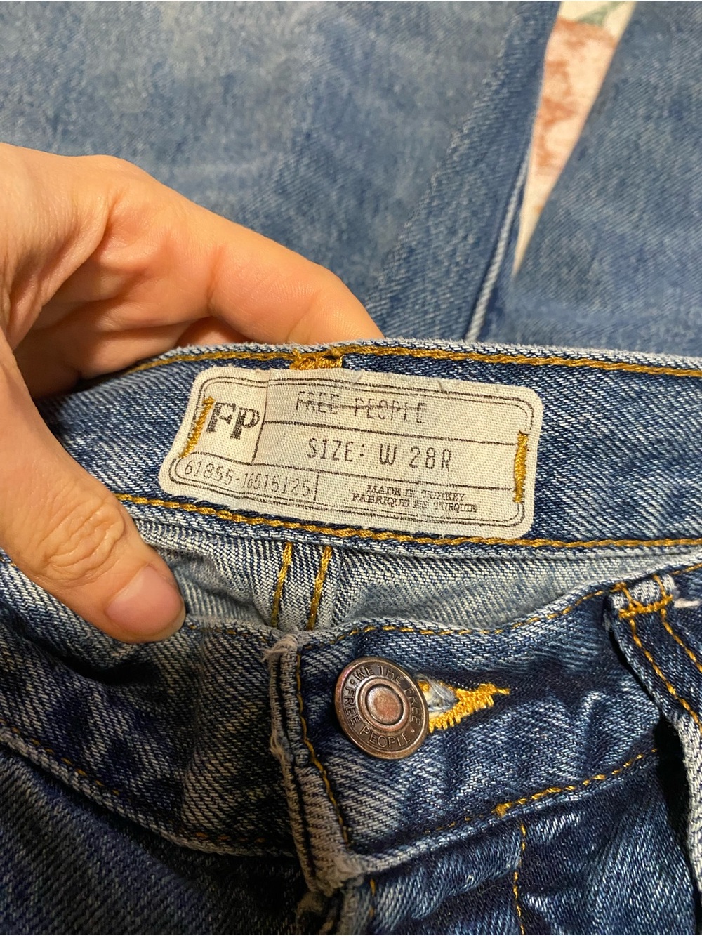 Free People Baggy Cropped Jeans - Picture 6 of 9